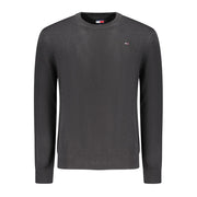 Tommy Hilfiger Black Cotton Men Sweater