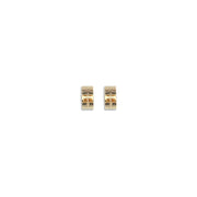 Jil Sander Gold Brass Earrings
