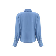 Crida Milano Light Blue Silk Shirt