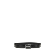 Dsquared² Black Calf Leather Bos Taurus Regular Belt