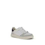 Premiata White Calf Leather Bos Taurus Low Top Sneakers