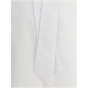 Sara Roka White Cotton Dress Shirt