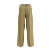 True Royal Green Polyester Dress Pants