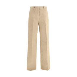 True Royal Beige Cotton Casual Pants