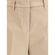 True Royal Beige Cotton Casual Pants