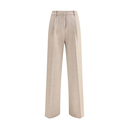True Royal Beige Wool Casual Pants