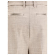 True Royal Beige Wool Casual Pants
