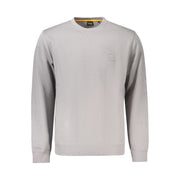 Hugo Boss Gray Cotton Men Sweater