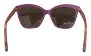 Dolce & Gabbana DG4251 Pink Gold Full Rim Rectangle Frame Shades