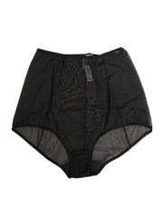 Dolce & Gabbana Black High Waist Mesh Sheer Shapewear Underwear