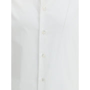 Finamore White Cotton Dress Shirt