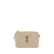 Saint Laurent Beige Calf Leather Bos Taurus Shoulder Bag