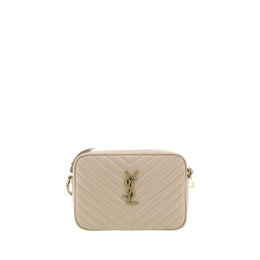 Saint Laurent Beige Calf Leather Bos Taurus Shoulder Bag