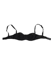 Dolce & Gabbana Black Lace Underwire Bra Lingerie Underwear