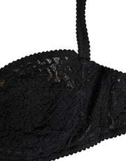 Dolce & Gabbana Black Lace Underwire Bra Lingerie Underwear