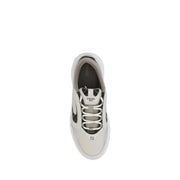 Fendi White Calf Leather Bos Taurus Low Top Sneakers