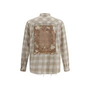 Amiri Beige Cotton Pattern Shirt