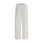 Brunello Cucinelli White Cotton Joggers (Workout Pants)