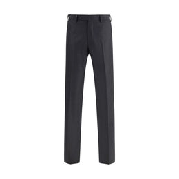 Germano Gray Fleece Wool Dress Pants
