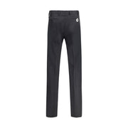 Germano Gray Fleece Wool Dress Pants