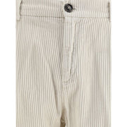 Cruna White Cotton Casual Pants