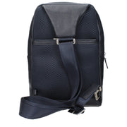 Piquadro Blue Leather Crossbody Bag