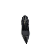 Prada Black Calf Leather Bos Taurus Pumps
