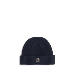 Parajumpers Black Merino Wool Beanie