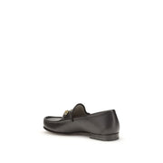 Gucci Brown Calf Leather Bos Taurus Slip-On Loafers