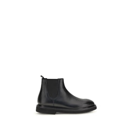 Premiata Black Calf Leather Bos Taurus Chelsea Boots
