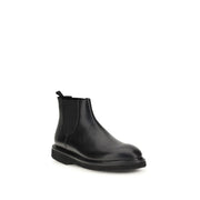 Premiata Black Calf Leather Bos Taurus Chelsea Boots