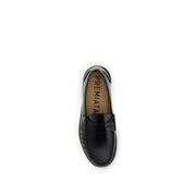 Premiata Black Calf Leather Bos Taurus Slip-On Loafers