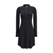 Courrèges Black Viscose Casual Dress