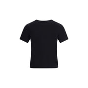 Courrèges Black Cotton T-Shirt
