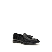 Fratelli Rossetti Black Rubber Slip-On Loafers