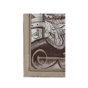 Burberry Beige Silk Scarf