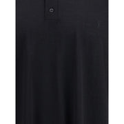 Saint Laurent Black Wool Polo Shirt
