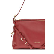 Givenchy Red Calf Leather Bos Taurus Shoulder Bag