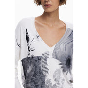 Desigual White Viscose Women Sweater