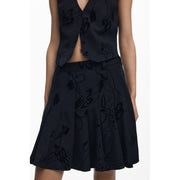 Desigual Black Polyester Skirt