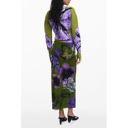 Desigual Green Polyester Skirt