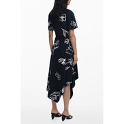 Desigual Black Cotton Dress