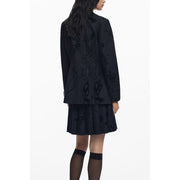 Desigual Black Polyester Jackets & Coat