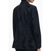 Desigual Black Polyester Jackets & Coat