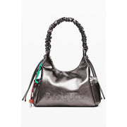 Desigual Bronze Polyethylene Handbag