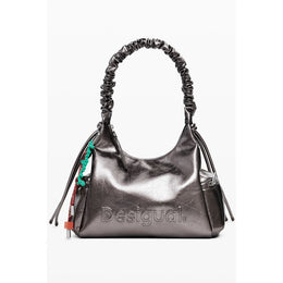 Desigual Bronze Polyethylene Handbag