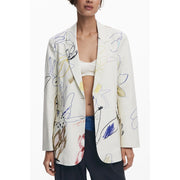 Desigual White Polyester Women Jacket