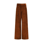Petar Petrov Brown Cotton Casual Pants