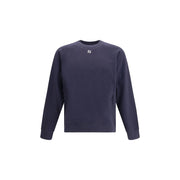 Fendi Blue Cotton Sweatshirt