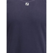 Fendi Blue Cotton Sweatshirt